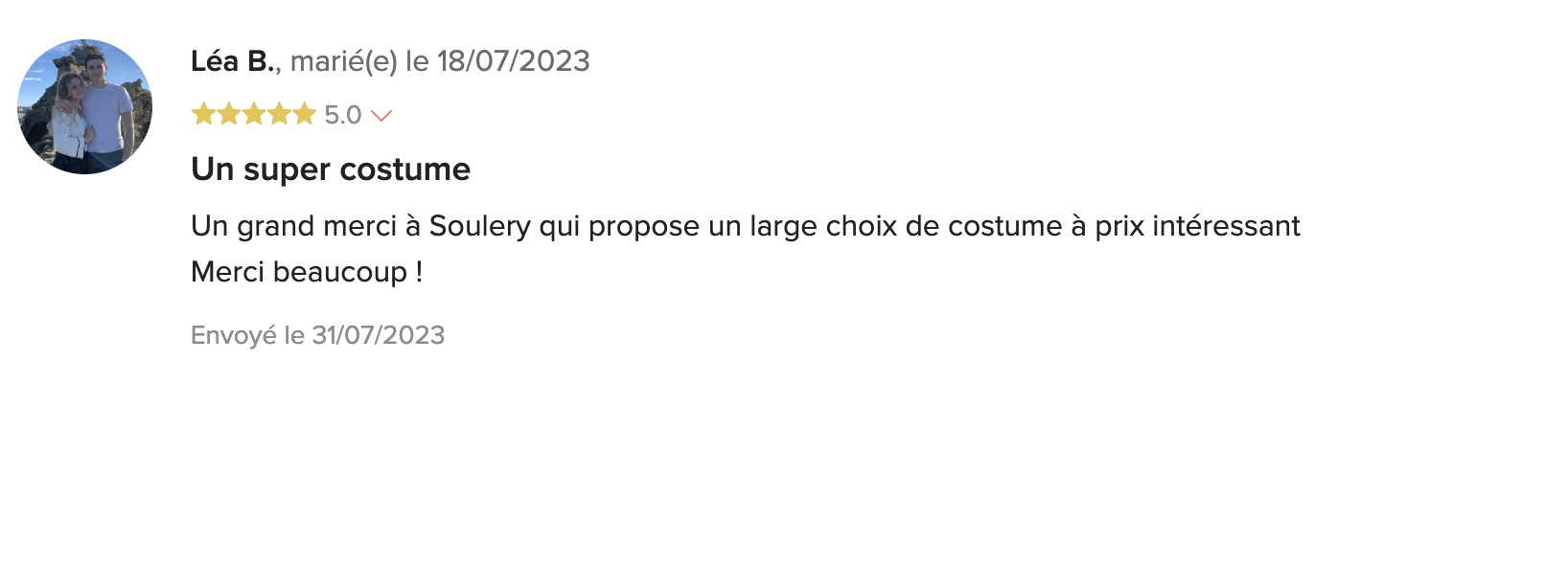 Avis Mariage.Net Lea B